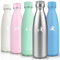 HoneyHolly Trinkflasche Edelstahl - 750ml - Thermosflasche, BPA-Frei, Auslaufsicher Wasserflasche,Trinkflasche Kohlensäure Geeignet, Thermoskanne für Fitness, Gym, Fahrrad