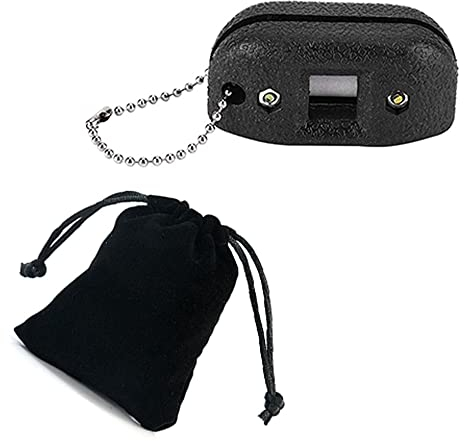 BDHI 1 x Schlittschuh-Schärfer, tragbar, breit, verstellbar, verschleißfest, mit Aufbewahrungstasche für Eishockeyschlittschuhe und Eiskunstlauf-Klingen, Y04-1