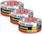 tesa extra Power Universal Gewebeband - Gewebeverstärktes Ductape zum Reparieren, Befestigen, Bündeln, Verstärken oder Abdichten - Grau - 25 m x 50 mm, 3er Pack