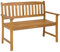 COSTWAY Gartenbank Holz, Holzbank wetterfest, 2-Sitzer Sitzbank aus Akazienholz, Balkonbank bis 360 kg belastbar, Terrassenbank, Parkbank für Terrasse, Balkon, Garten