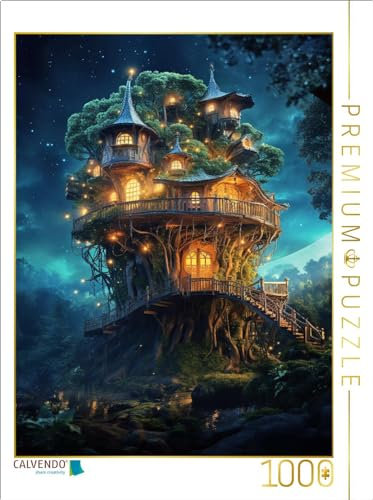 CALVENDO Puzzle Baumhaus | 1000 Teile Lege-Größe 48 x 64 cm Foto-Puzzle für glückliche Stunden