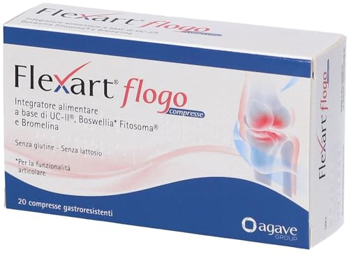 FLEXART FLOGO 20 compresse - integratore indicato per il benessere delle articolazioni e della cartilagine
