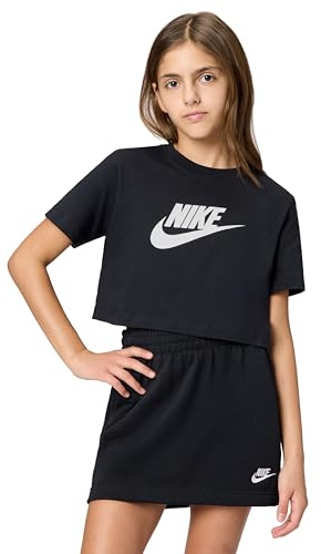 Nike G NSW Tee Crop Futura Hbr Top Bambine e Ragazze