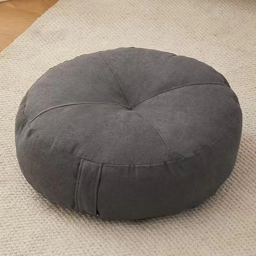 YOUGANG Coussin rehausseur extra épais de 15 cm, coussin de siège rond/carré 100 % coton pour fauteuil, voiture, bureau, coussin de chaise pour personnes âgées post-opératoires, fauteuil roulant (rond