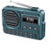 Small Radios Portable AM FM, Rechargeable FM Digital Radio, 1200MAh Portable Radio Battery Playback And Mains Powered(Blue)