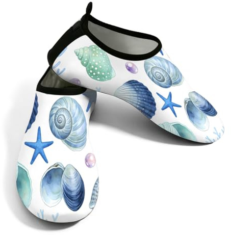 Chaussures aquatiques à séchage rapide avec semelle antidérapante en TPR - Légères pieds nus - Pour la piscine, le surf, le kayak, la pêche