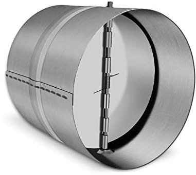 WeCooper Válvula de retención, DN 100 mm, inserto de válvula de retorno en la tubería de ventilación