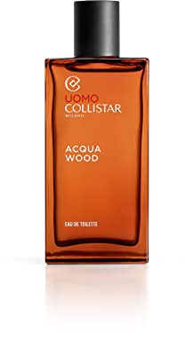 Collistar Acqua Wood Eau de Toilette Tonificante, Fragranza per il corpo con note legnose e tocchi aromatici, 100ml