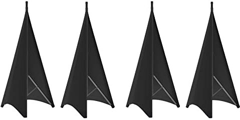 Fegtrty Soporte universal para altavoz de luz DJ, cubierta de trípode con material de poliéster elástico, 4 piezas