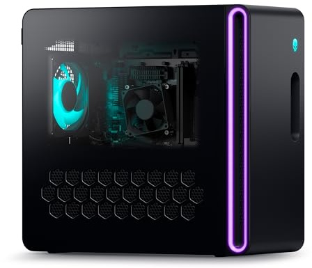 Alienware Aurora R16 Gaming Desktop - Intel Core i7 14700F, 32GB DDR5 RAM, 1TB SSD, NVIDIA GeForce RTX 4070 Super 12GB GDDR6X Graphics, Windows 11 Home, 1 año de Servicio en el Sitio/en casa, Negro