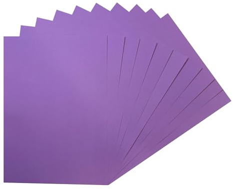 Pack of 100 A4 Light Purple Coloured Paper 75gsm Sheets