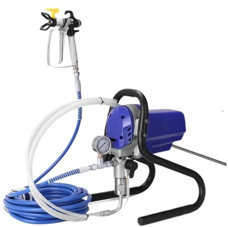 Spruzzatore Airless, Macchina For Verniciatura A Spruzzo Multiuso For Vernice Al Lattice Con Manometro, Strumento Di Spruzzatura Elettrico Ampiamente Utilizzato