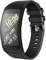 NotoCity Armband für Samsung Gear Fit 2 /Gear Fit 2 Pro, Quick-Fit Silikon Ersatz Armbänder, Mehrfache Farben (Schwarz,L)