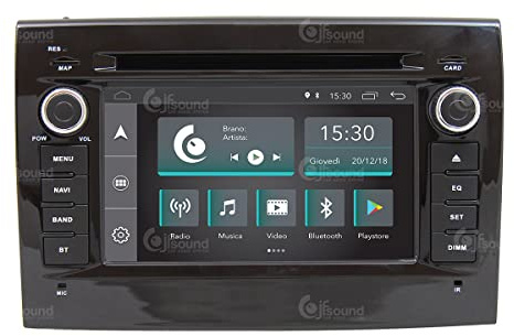 Specifik bilradio för Fiat Ducato 250 Android GPS Bluetooth WiFi USB DAB+ Touchscreen 6.2 dvd 4core Carplay AndroidAuto