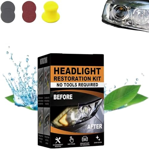 Car Headlight Lens Restoration Kit Restowipes Headlight Cleaner Wipes Headlight Restoration Polishing Kits Polish Headlights Lens Restore Cleaner For Car