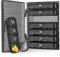 Tablettenbox 7 Tage Morgens Mittags Abends, Pillendose 7 Tage 4 Fächer, Medikamentenbox BPA-frei, Große Fächer für Vitamine, Fischöl, Medikamente, Praktische Tabletten Organizer für Reisen
