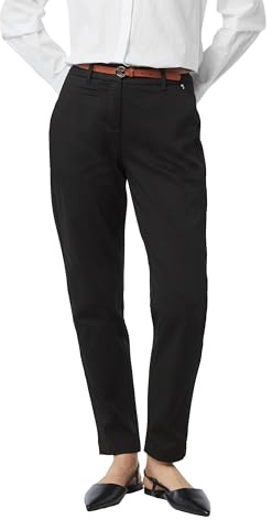 Comma Chinohose mit Gürtel