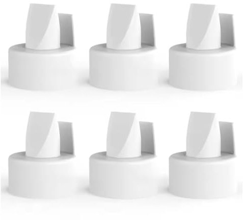 6 Pack | Ersatz Duckbill Entenschnabelventile kompatibel mit Spectra S1 / S2 / 9 Plus/Dew 350, Medela Pumpe mit Stil | BPA Frei und DEHP Frei | Zubehör für Pumpe