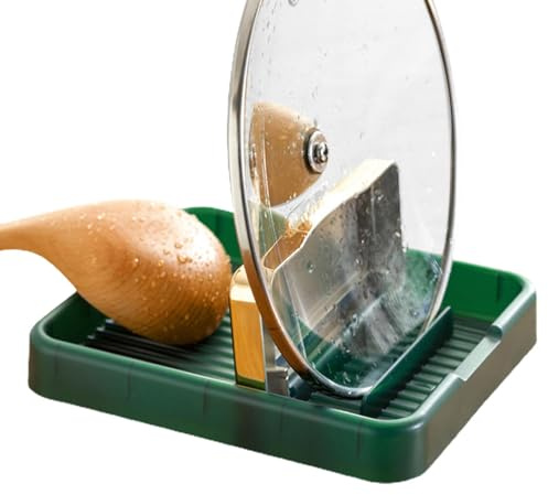 Pruojhw Organizador de tapa en maceta, organizador de ollas y sartenes | Soporte de tapa organizador de armario de esquina plegable | Bastidores de vajilla, suministros de cocina para fiestas