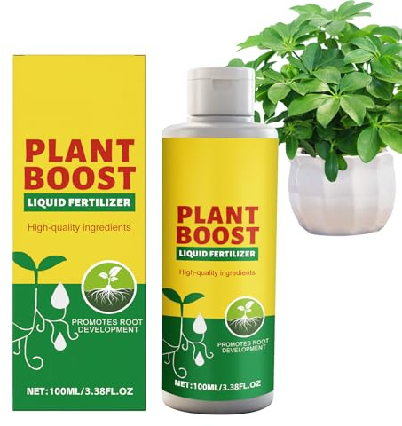 Fertilizzante per piante in vaso | 100 ml soluzione naturale con sostanze nutritive, fertilizzante liquido per piante da interno, per piante da frutto, ortaggi, piante da giardino, piante decidue