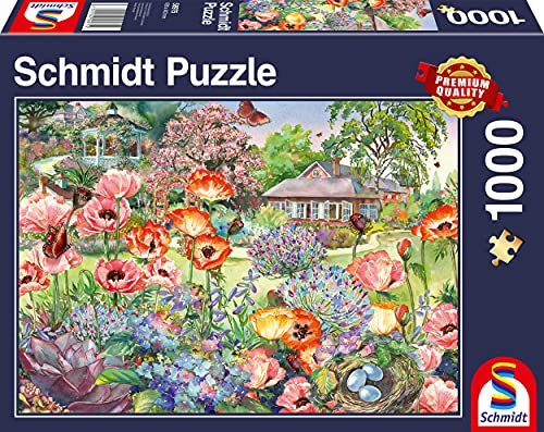 Schmidt Spiele Blühender Garten, 1.000 Teile Puzzle