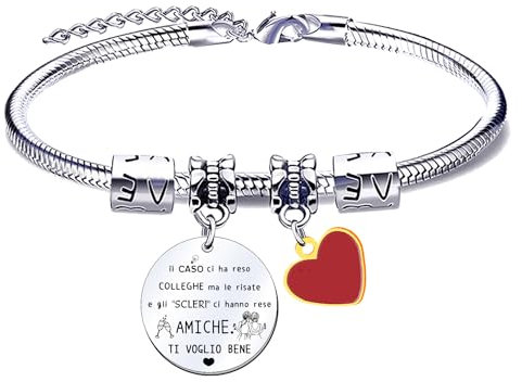 QTQTLP Regali Natale Collega Bracciale Colleghe Regalo Collega Regali di Ringraziamento per Colleghe Regalo per Donne Collaboratore Regalo Idee Regalo Collega Colleghe per Caso Amiche per Scelta (9)