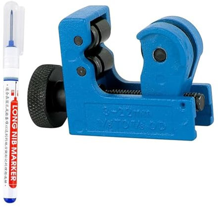 CTDMJ® Mini Rohrschneider Ø 3-22 mm rohrabschneider klein Mini-Rohrabschneider kupferrohrschneider schneider Schneidwerkzeuge für Schneiden von Rohren aus Kupfer PVC Aluminium Kunststoff Tieflochmark