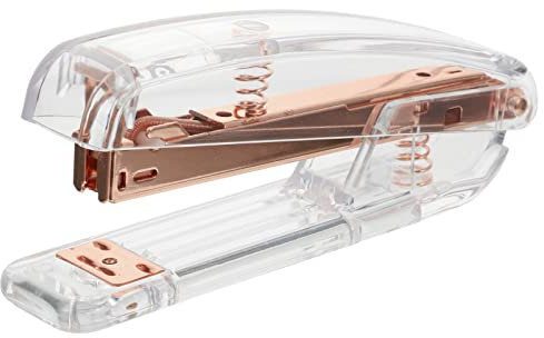 Gadpiparty Gold Stapler Book Binding Tool Portable Plastic Book Stapler School Student Stationery
