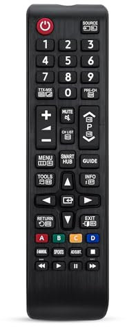 Mando a distancia universal para TV, compatible con todos los televisores inteligentes, LED, LCD, 3D, HDTV y 4K, incluye botones Netflix n Prime Video, controlador de repuesto de largo alcance