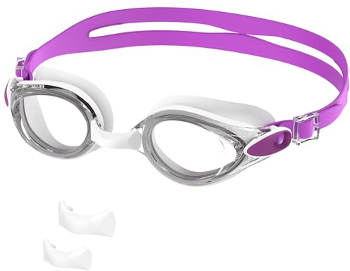 Ambienden Gafas Natacion Hombre/Mujer, Antivaho Impermeables Resistentes A Los Rayos UV Gafas Piscina Unisex, VisióN Clara CóModas De Usar Para NatacióN Aire Libre/Bajo Techo