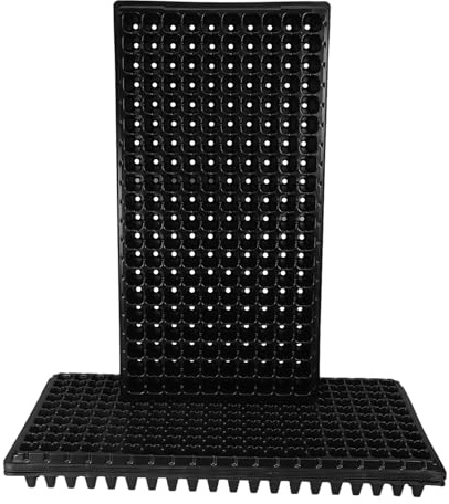 WEKADRIN 10pièces Lot de Plateaux De Germination Alvéoles pour Jardinage Pots De Pépinière Légers Et Ventilés pour Plantation Maison