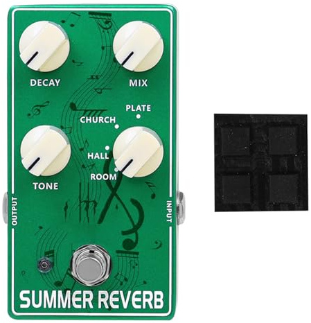 Pedal de guitarra profesional de múltiples efectos, parámetros ajustables, distorsión, reverberaciones, retardo, compactos, herramienta de músico, fácil de usar, controles de pedal de guitarra