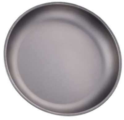 Sehuby Practical Camping Plate Enhancing Surfaces Outdoor Backpacking Cookware Portable Camping Dishware for Travel Use