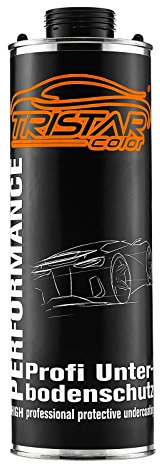 TRISTARcolor Protection Bas de Caisse Protection Contre Les gravillons Base en résine synthétique Caoutchouc Noir 1 kg