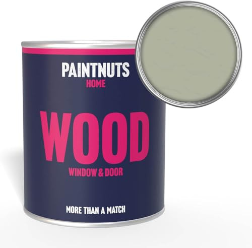 Paintnuts Wood Window & Door Paint - NCS-3010-G10Y - CHARTWELL GREEN Matt 2.5 Litre Tin