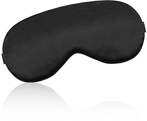 YUXIANLB Maschera Per Dormire In Seta Comoda Maschera Per Gli Occhi In Seta Di Gelso Per Dormire Benda Bloccante Della Luce Con Fascia Elastica Morbida Copertura Degli Occhi Per Chi Dorme Sul