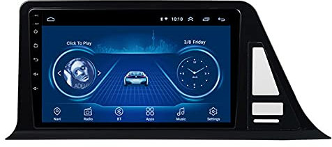 NAV Lettore Stereo per Auto Ricevitore Radio Navigazione satellitare - Applicabile per Toyota CHR 2016-2018, Andoid GPS Bluetooth USB Altoparlante Audio FM da 9 Pollici, Controllo del Volante