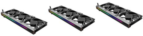 Angoily 3pcs Strong Gpu Fan Cooler Argb Connector for Graphics Card Cooling Fan Volume Control
