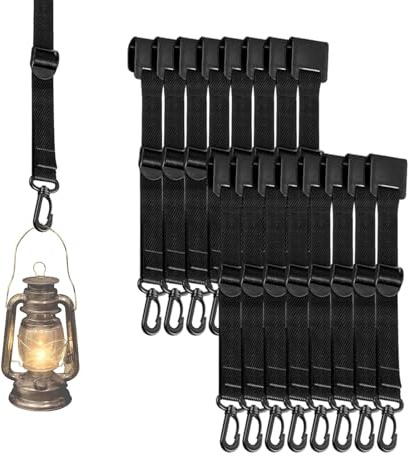 Clips de baldaquin : pince de tente, pinces robustes, clips de cintres d'auvent, réglables, nylon, clips de tente de lumière de camping, résistants pour photos de lampe de poche.