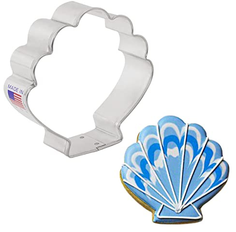 Ann Clark Seashell Cookie Cutter, 3-1/4 Made in USA
