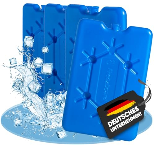 NEMT 4X Flacher Kühlakku 200 ml Kühlakkus 11 x 16,5 x 1,5 cm Kühlelemente Kühltasche Kühlbox