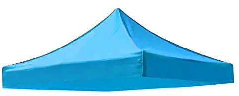 HomeDecTime Toile de Toit de Rechange pour Pavillon Tonnelle Tente - Bleu Ciel, 3x3m
