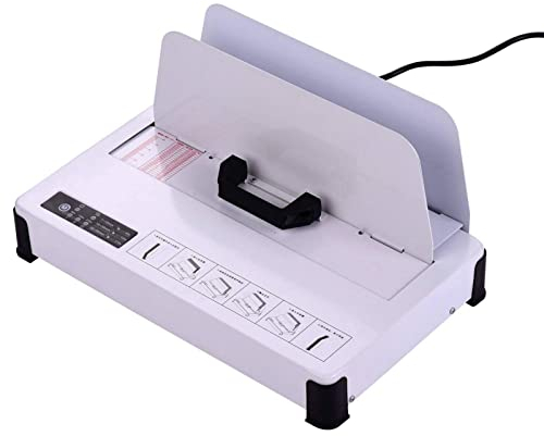 Kammbindegerät, Desktop-Heißschmelzbindegerät, A4-Bücher, Vertragsdokumente, automatischer Binder, 300 W, 50 mm (480 Blatt Papier), manuelles Lochen für Klassenzimmerdokumente