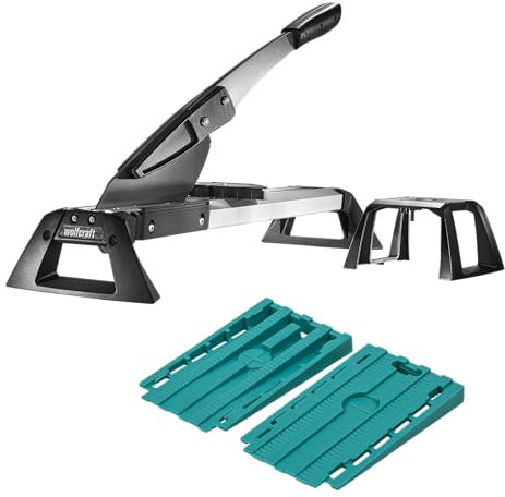 wolfcraft Kit de proyecto Colocación de vinilo y laminado – 8638000 – Cortador profesional para vinilo y laminado VLC 800 y 30 cuñas universales de alta calidad