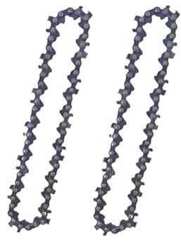 Barre de scie électrique de 6 pouces, 1/4 P, 37 nœuds, 18 couteaux, Guide de scie à chaîne électrique de remplacement, Mini chaînes de tronçonneuse en acier, outil de jardin(2pcs 6-inch Chain)