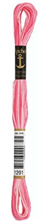 Anchor Sticktwist, löplängd: 8 m 1201 broderitråd