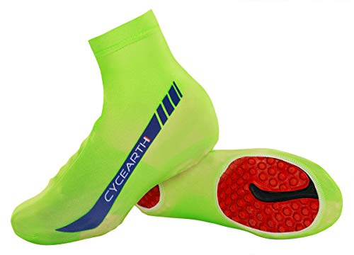 CYCEARTH Couvre-Chaussures Vélo Hommes - Haute Élasticité et Respirabilité