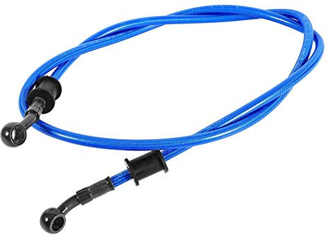 Tubi Treccia Moto Tubi In Treccia Moto 130 Cm Tubo 110 Olio Freno adatto perUniversale Motocicletta Acciaio Intrecciato Frizione Adatt