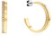Calvin Klein Creolen für Damen Kollektion MINIMAL LINEAR In Gelbgold verziert mit Kristallen - 35000164