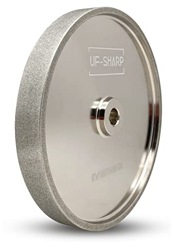 Mola CBN 200 mm, grana 180, larghezza 25.4mm, pergolato 15.875mm, adatta per tutti i tipi di smerigliatrici da banco da 200mm (grana 180)